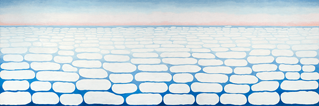 Georgia O’Keeffe, Sky Above Clouds IV, 1965. Art Institute of Chicago, Image: The Art Institute of Chicago / Art Resource, NY